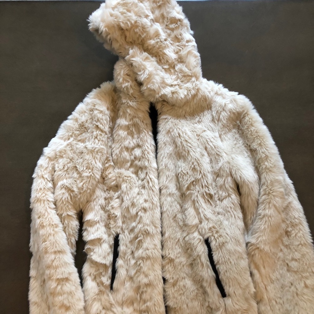 Zara faux fur coat
